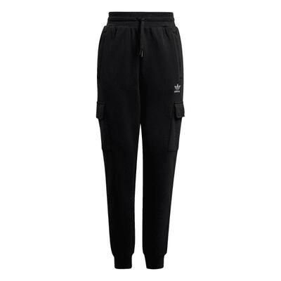 阿迪达斯三叶草男大童加绒运动裤