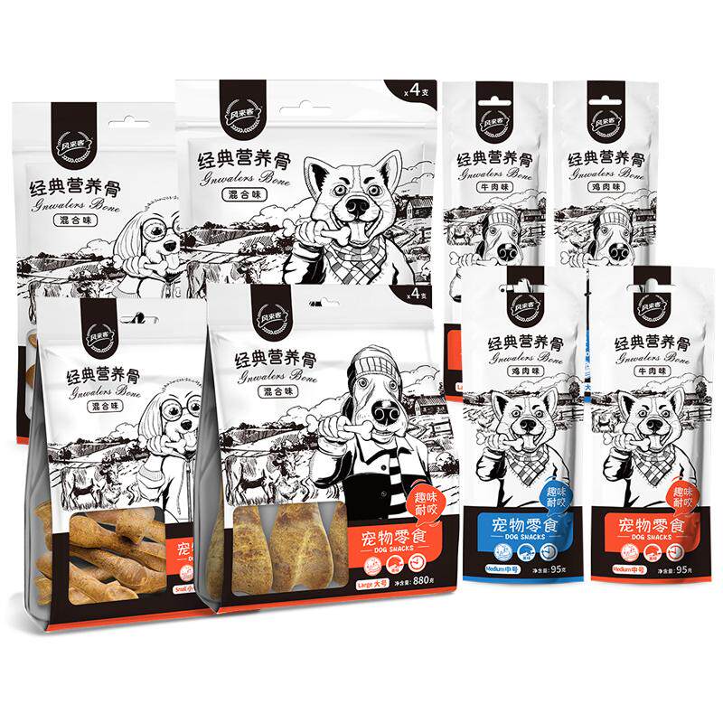 风来客耐咬磨牙棒洁齿骨