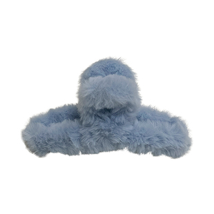 温柔氧气感少女~毛绒抓夹发量多抓得紧后脑勺鲨鱼夹网红发饰