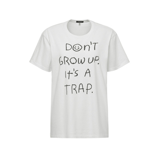 【品牌经典】R13 明星同款美式宽松街头标语圆领短袖T恤男女同款