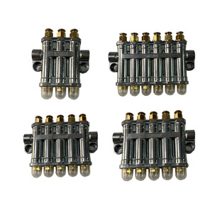 加压式 容积式定量 可调分油器 油路分配器 油排润滑 2~6位管接头