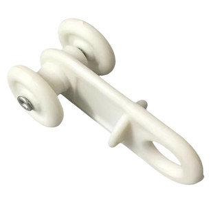 老式窗帘滑轮导轨滚轮方轨走轮窗帘轨道滑轮挂钩轮配件辅料包邮