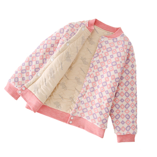 儿童棉袄内胆德绒小学生驼绒加厚棉衣内搭男女童保暖外套校服神器