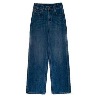 清仓特价 双版本筷子腿！四面弹窄版直筒牛仔裤女秋季新阔腿长裤