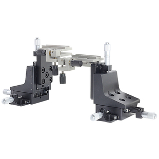 光纤调整架五轴对准耦合调整台5维精密定位光学调节座配多种夹具