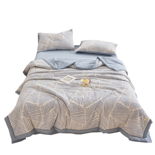 赫兰尼26华格夫纯棉夏凉被A类母婴级可机洗100全棉空调被床上用品