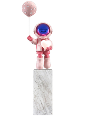 大型宇航员太空人落地灯创意摆件