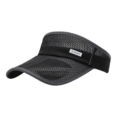 空顶防晒帽子男士夏季跑步遮阳帽