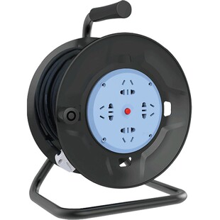 公牛线盘插座移动电缆绕线卷盘线轴空盘拖线滚子30米50延长线插排