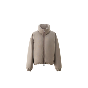 OCHIRLY欧时力 精纺轻薄羽绒服外套上衣廓形立领2024秋冬新品