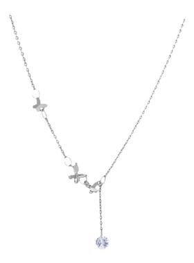 蝴蝶锆石轻奢高级感女项链锁骨链