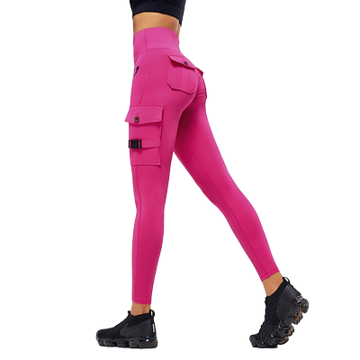 马甲线弹力紧身高腰健身运动长裤