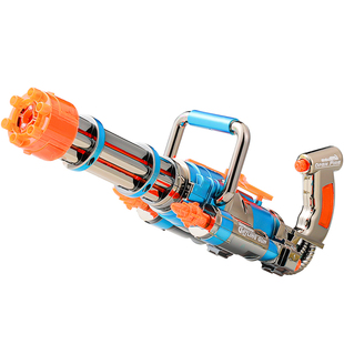 儿童玩具喷雾声光枪3岁男孩音乐电动加特林6仿真高级黑科技5手枪7