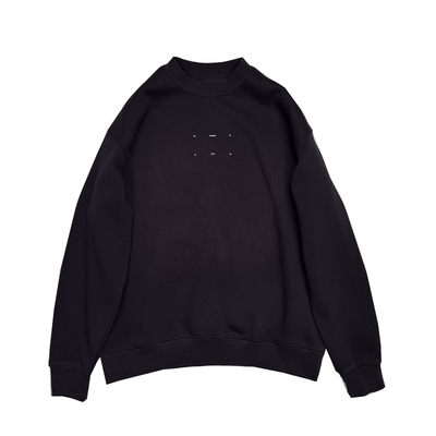 2025秋冬新款黑色圆领卫衣