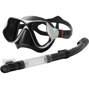 干式游泳呼吸管自由泳浮潜装备专业训练装备青少年成人水下呼吸器