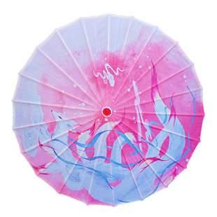 古风流苏油纸伞儿童古典舞蹈带流苏仙女伞摄影道具走秀花伞汉服伞