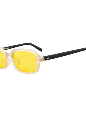 MOSCOTLEMTOSH磨砂黄色框太阳镜