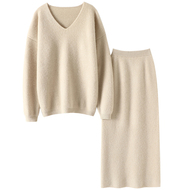 启超高端100%纯山羊绒衫