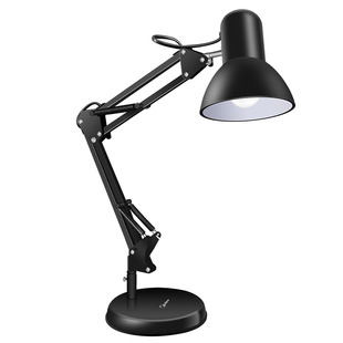 美的家用长臂折叠夹式书桌台灯学习写字办公专用卧室复古床头