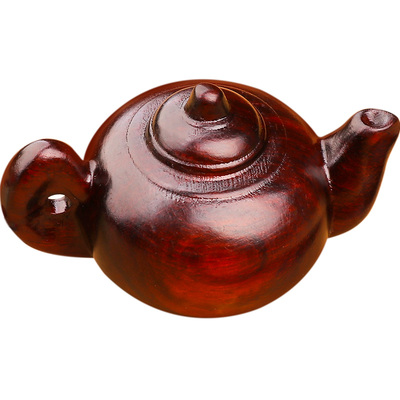 紫檀把把胡招财挂件大号