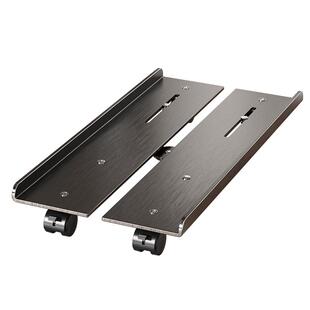 电脑主机托架不锈钢桌下可移动放置台式机箱滑轮底座置物支架托盘