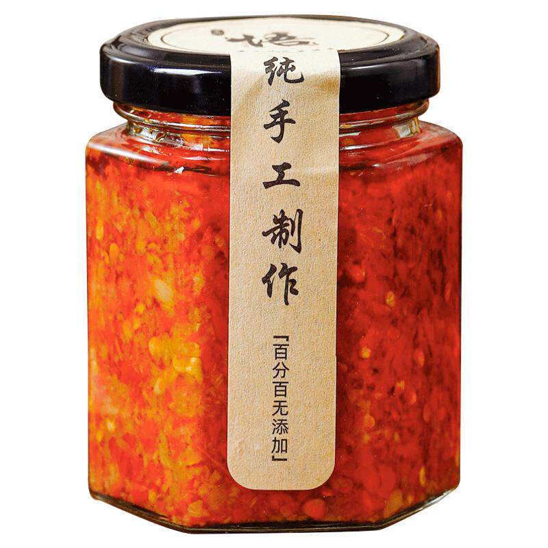 潮汕正宗蒜蓉辣椒酱 农家自制0辣椒酱