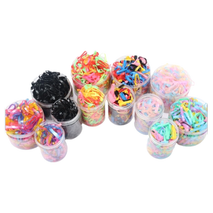 橡皮筋女扎头加粗加厚发圈一次性高弹力耐用黑色胶圈小头绳大人用