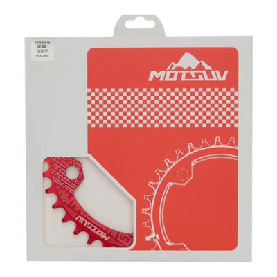 正负齿盘片椭圆104bcd山地车