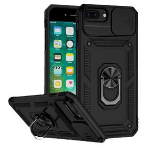 适用苹果8plus手机壳军工级防摔iPhone7保护套ip新款7plus推窗滑盖镜头苹果8磁吸一体指环支架8p全包创意潮壳