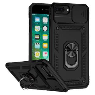 适用苹果8plus手机壳军工级防摔iPhone7保护套ip新款7plus推窗滑盖镜头苹果8磁吸一体指环支架8p全包创意潮壳