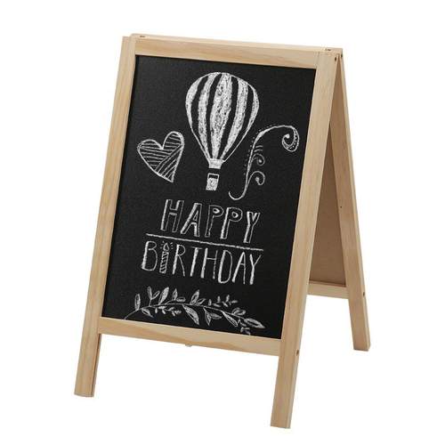 桌面立式小黑板店铺商用广告牌吧台黑板迷你商用木质摆摊专用写字板磁性展示牌儿童家用绘画支架广告板留言板