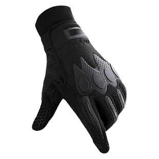 正品防寒战术手套骑登山爬行防滑防穿刺耐磨黑冬季全指制式手套