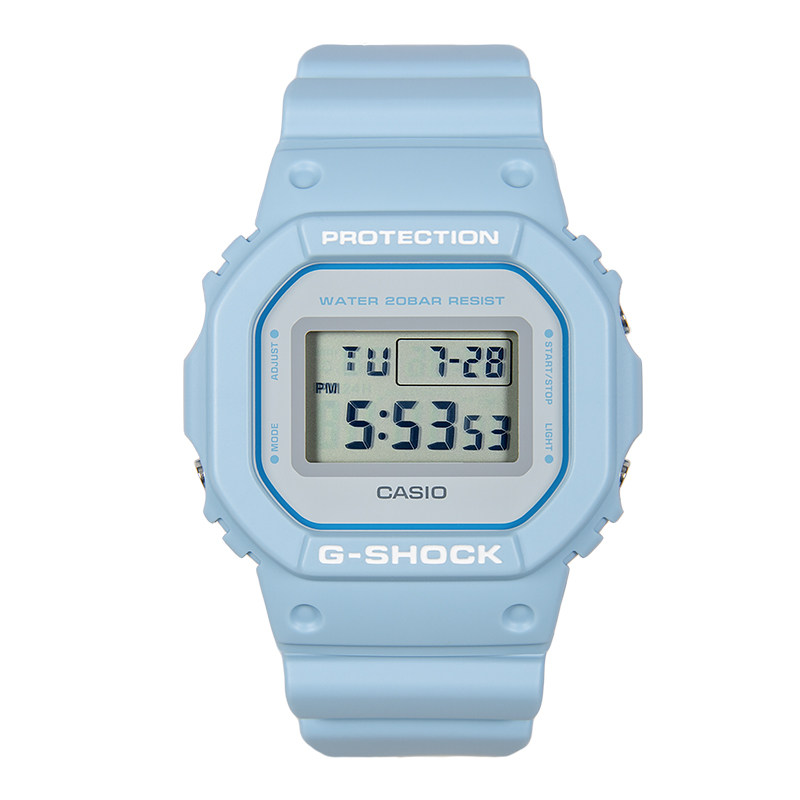 CASIO新款卡西欧gshock小方块DW-5600SC-2/4/8电子运动手表男女