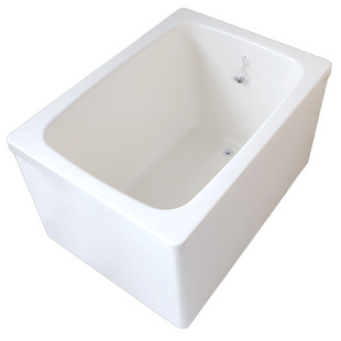 TOTO坐式浴缸P10L R日本进口迷你带裙边小户型独立深泡浴缸(08-A)