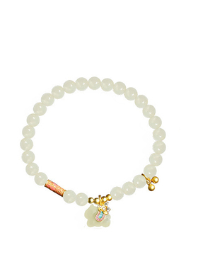 925纯银和田玉手串免费刻字