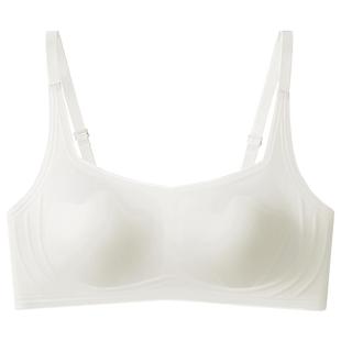 纸片人内衣女大胸显小胸夏季薄款无痕提拉收副乳防下垂软支撑文胸