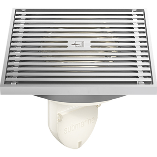 潜水艇大尺寸地漏室外阳台庭院75管110管专用大口径防臭防虫地漏