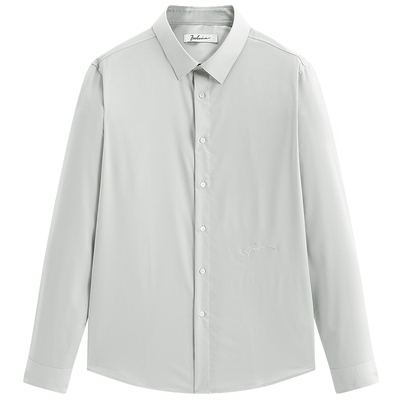 【商场同款】太平鸟男装刺绣长袖衬衫秋舒适时尚内搭 B1CAF3E03