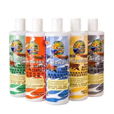 傲深龙鱼药水蒙眼立鳞水霉白点