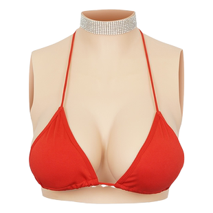 娅洛倩硅胶假胸部男变女装女主播假乳房CD变装假胸义乳超大cos