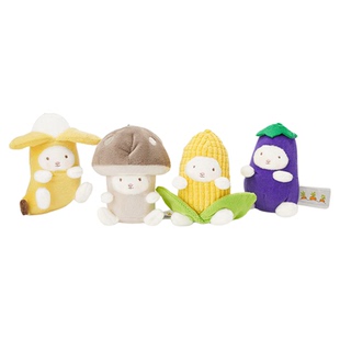 海湾兔Bunnies 小羊蔬果挂偶可爱随行包挂钥匙扣毛绒挂饰趣味挂件