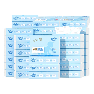 可心柔乳霜纸保湿云柔巾抽纸M码100抽