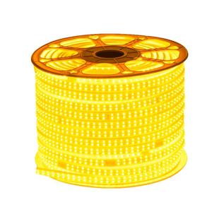 灯带led客厅吊顶家用超高亮三排金黄光220V户外防水紫色粉红灯条