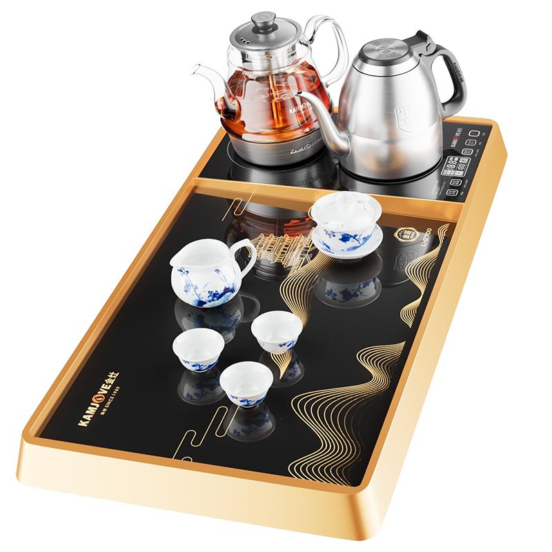 金灶全智能钢化玻璃茶盘