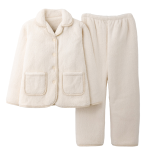 睡衣女秋冬季珊瑚绒加绒加厚睡袍2025新款冬天可爱甜美家居服套装