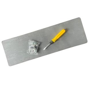 新交规车牌固定螺母牌照框安装螺钉通用车牌螺帽盖不锈钢防盗卡扣