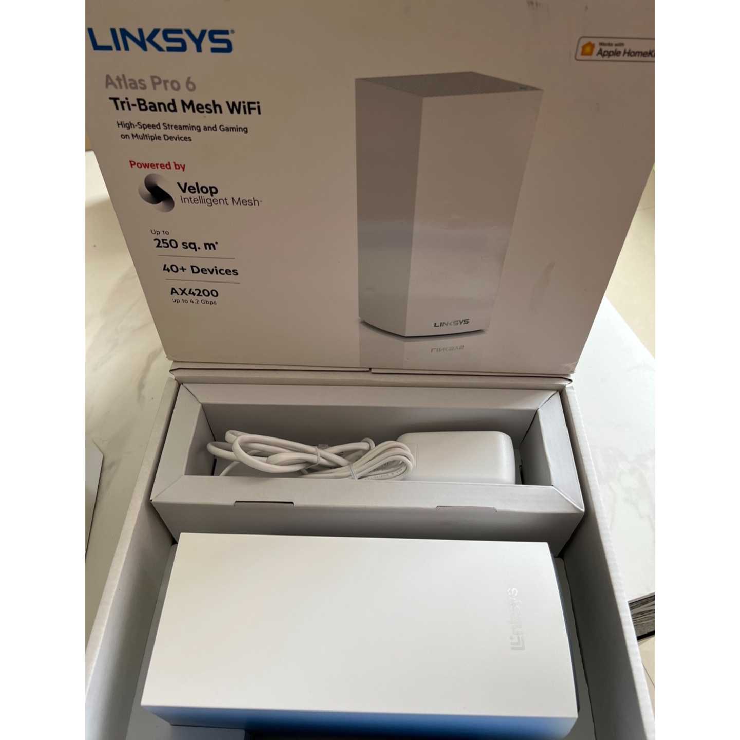 议价LINKSYS/领势路由器MX4200千兆WiFi6 5g穿墙王MX4200三频组网