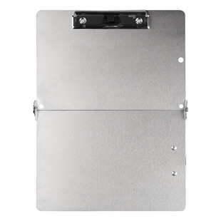 不锈钢文件夹板A4折叠板随身携带剪贴板写字板本夹户外记录板画板