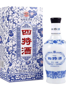 【U先】四特 青花窖藏50度500ml*1瓶 单瓶装 特香型白酒