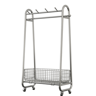 衣架落地卧室挂衣架移动轻奢晾衣架家用隔夜收纳衣服置物架衣帽架